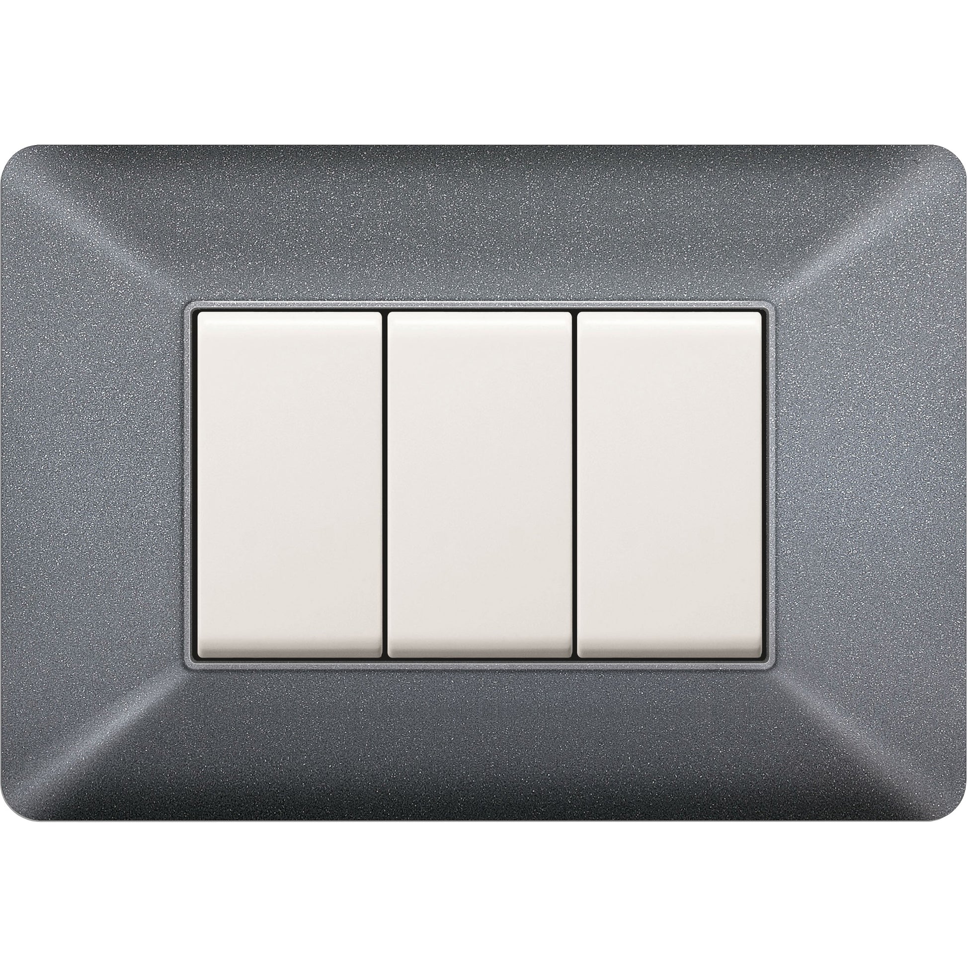 PLACCA EASY MOD. MATIX  GRIGIO CHIARO 3P