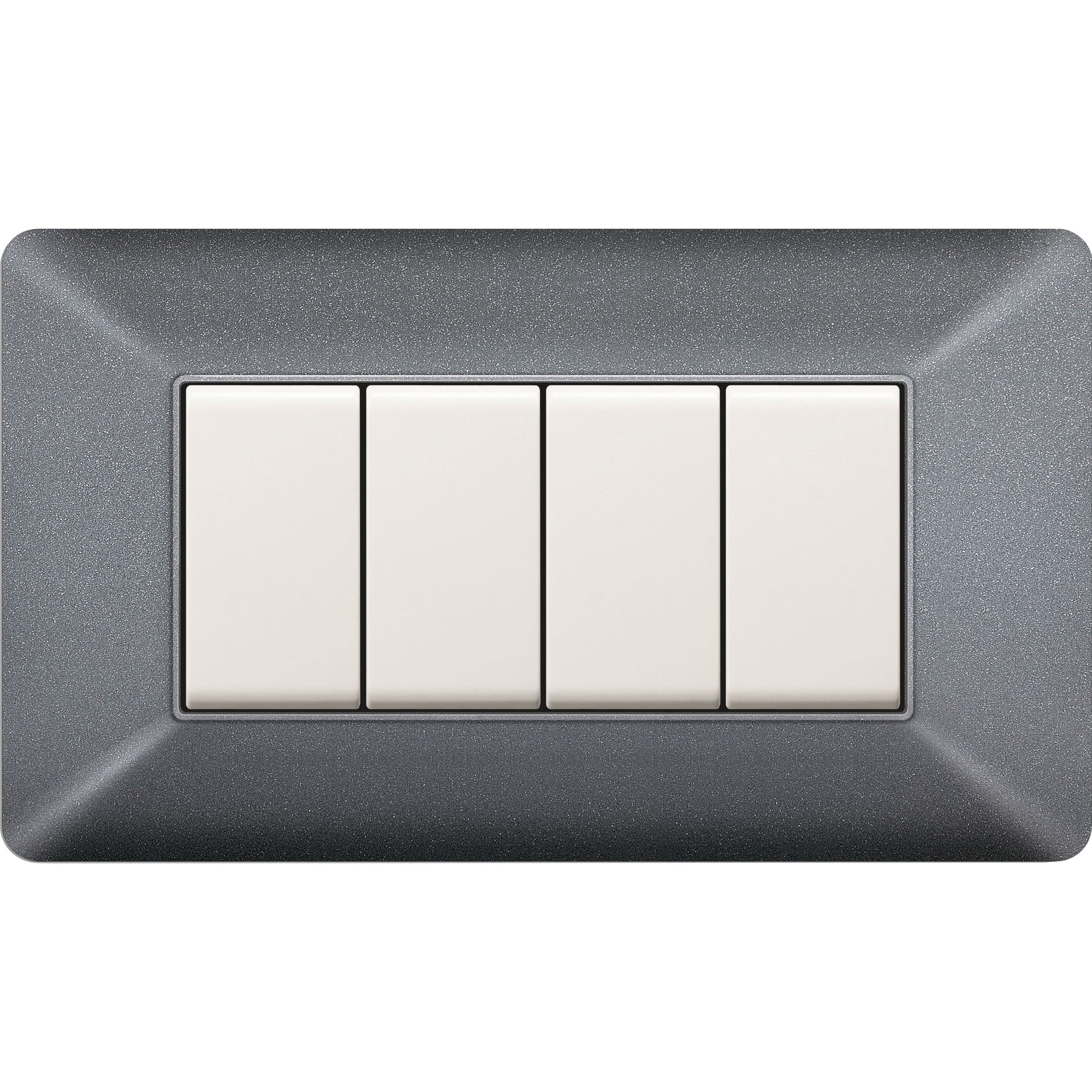 PLACCA EASY MOD. MATIX  GRIGIO CHIARO 4P