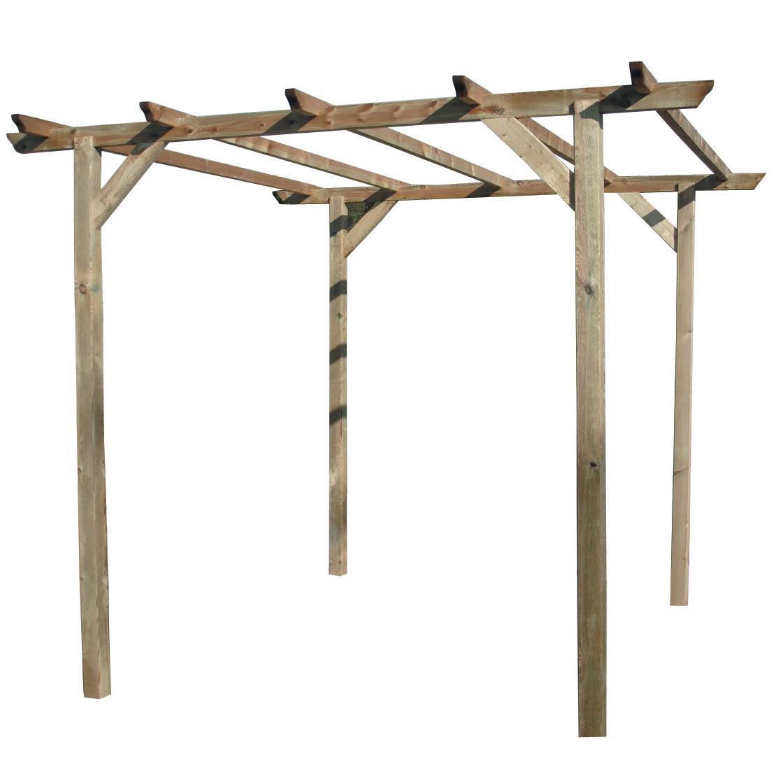 PERGOLA IMPREGNATA CM.300X300X220 H