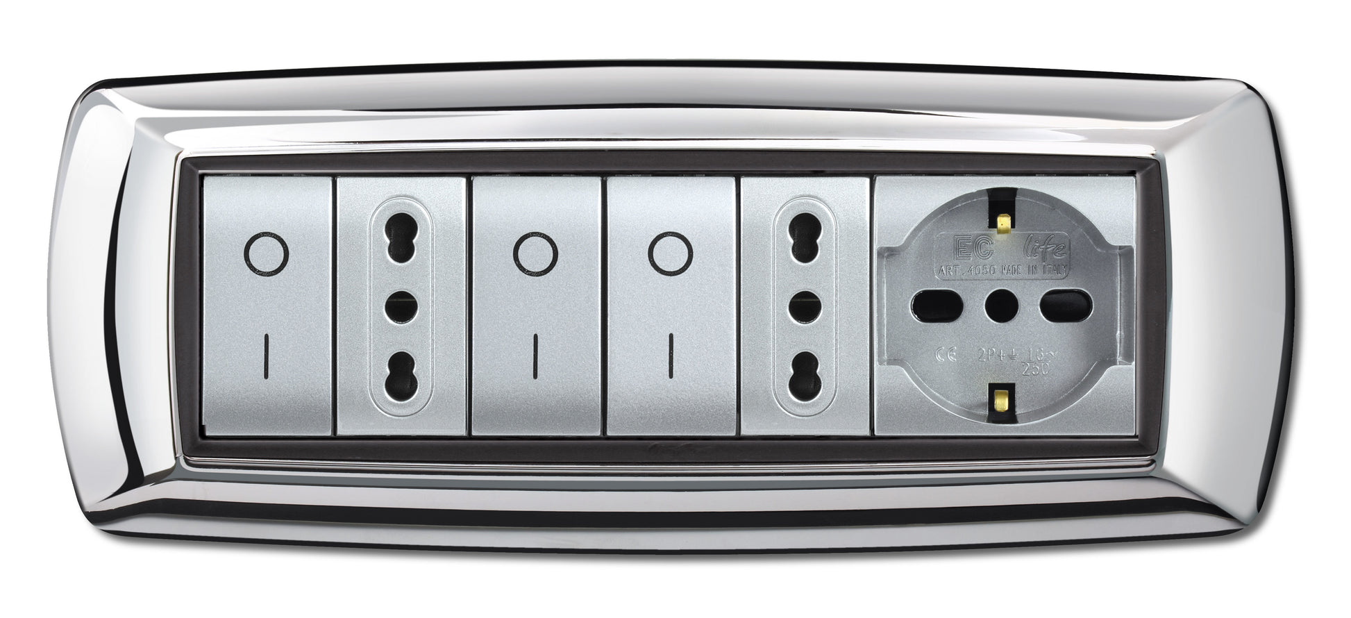PLACCA LIFE MOD. LIVING PLAST. CROMO  7P