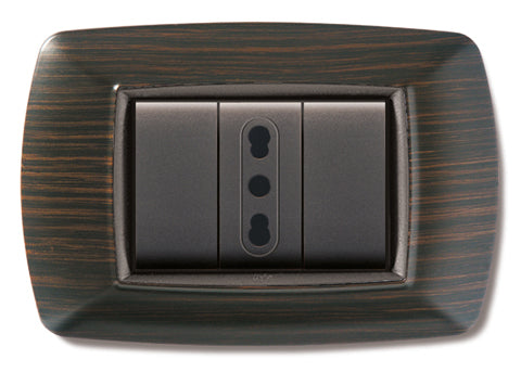 PLACCA LIFE MOD. LIVING PLAST. WENGE 3P