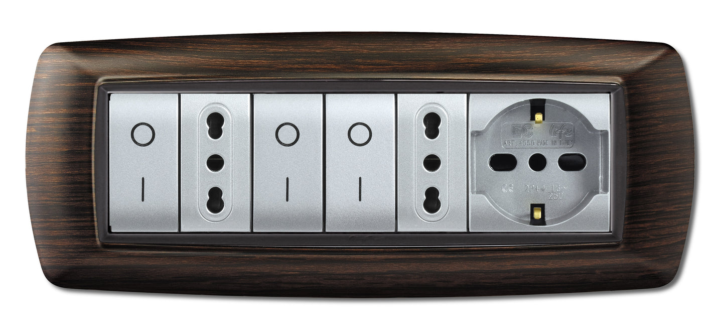 PLACCA LIFE MOD. LIVING PLAST. WENGE 7P