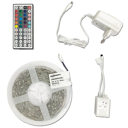 KIT STRIP LED RGB ML.5 IP65 60W TELEC.