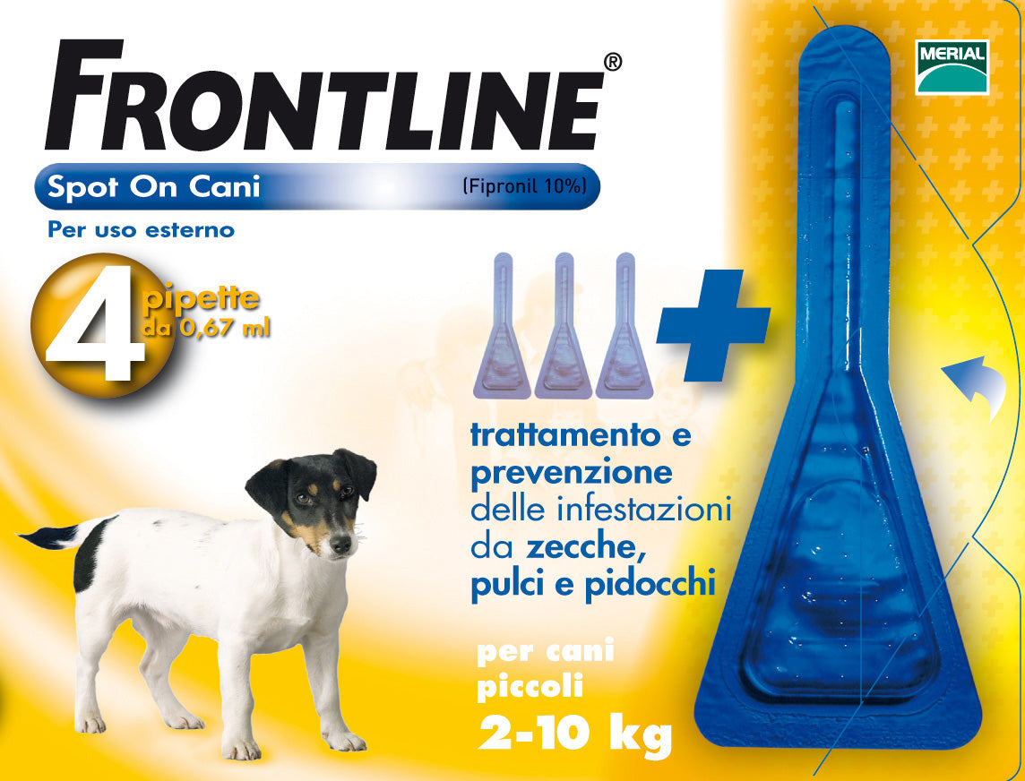 FRONTLINE SPOT-ON KG.02-10 CANI PICCOLI (3+1)