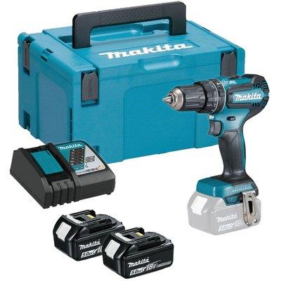 TRAPANO AVVIT PERCUS BATTERIA DHP485RTJ MAKITA