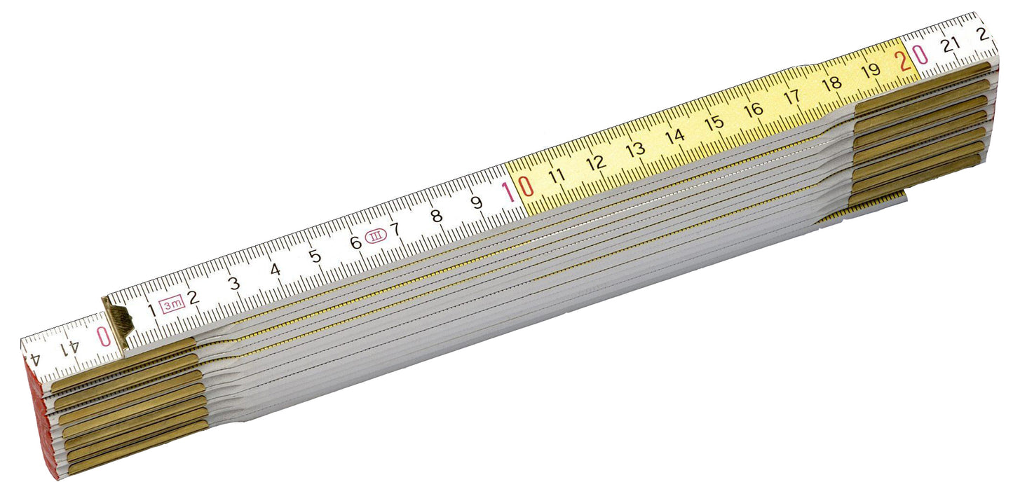 ST DOPPIO METRO BIANCO/GIALLO SPESSORE 3 MM