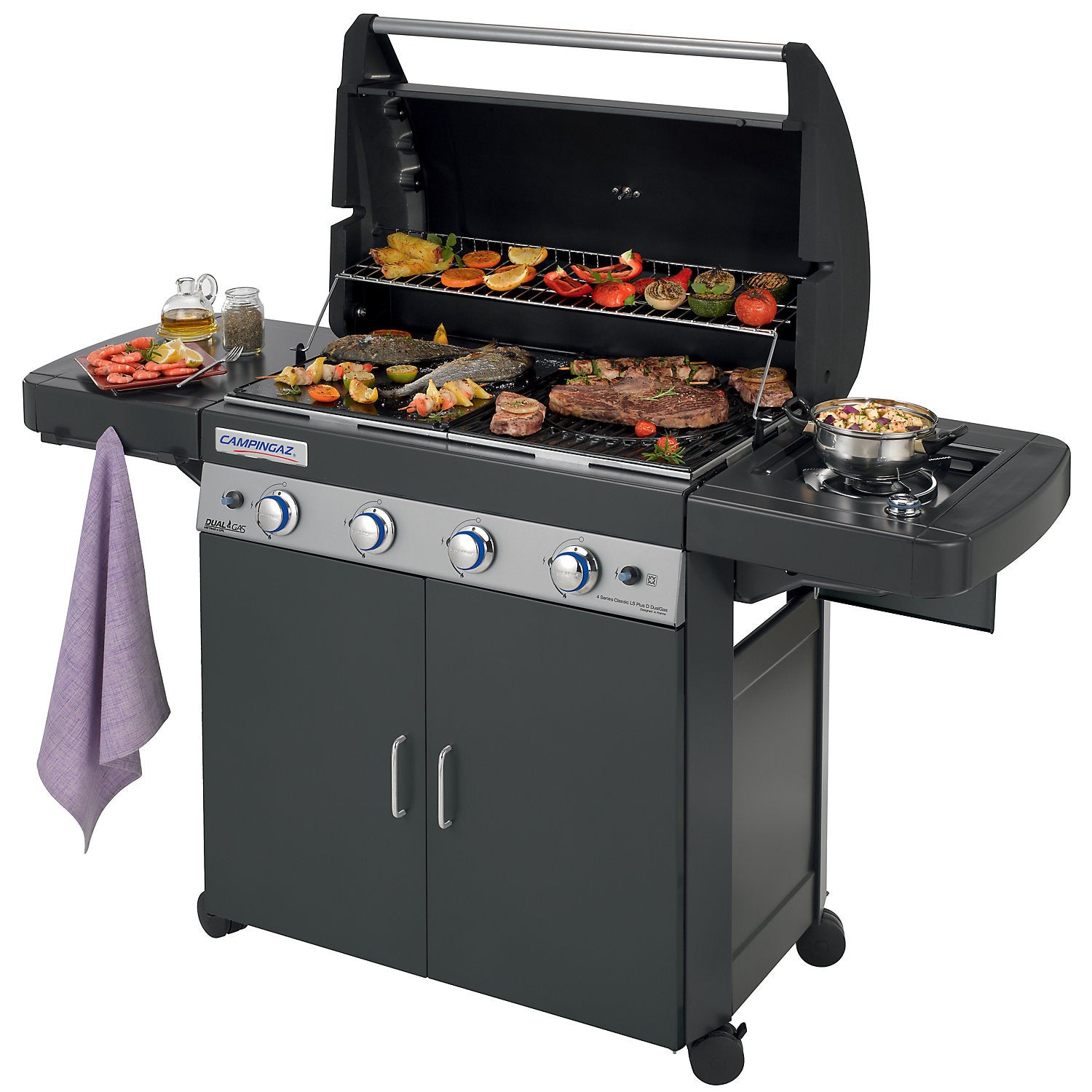 BARBECUE DUALGAS 4 SERIES CLASS.LSPLUSDARK 