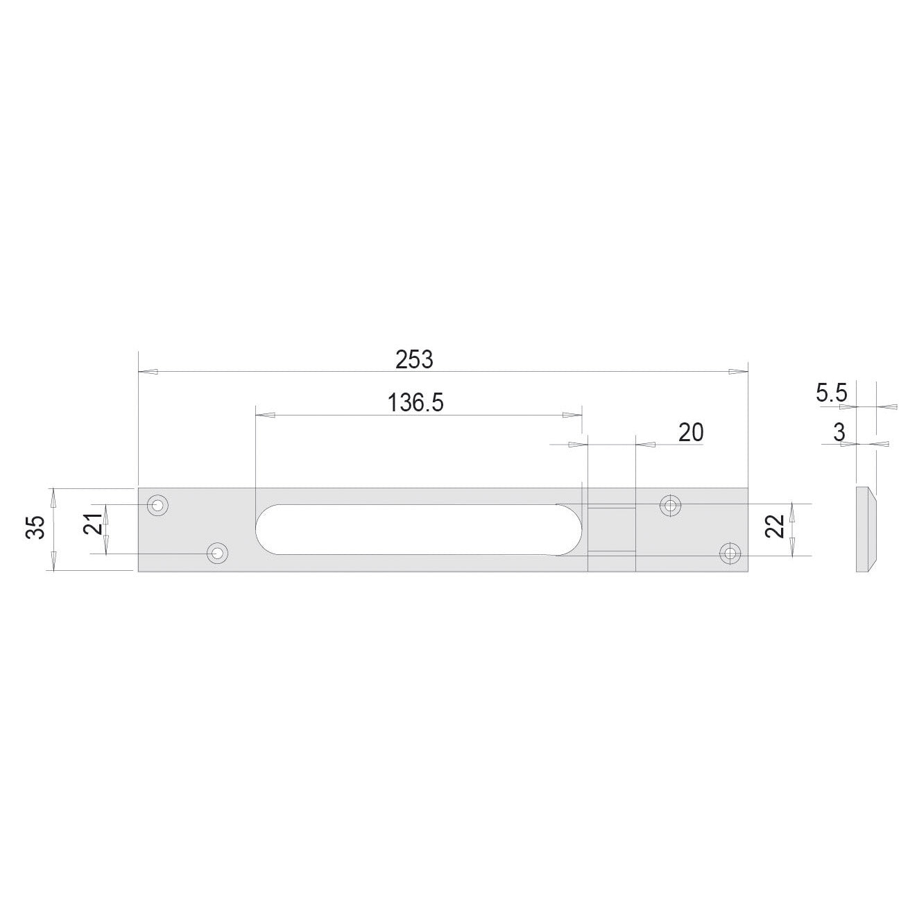 CISA ART.06220.20.0 CONTROPIASTRA X SERR.ELET