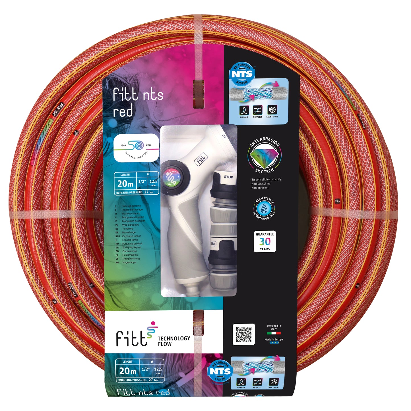 SET TUBO NTS RED 1/2 X 20 MT. C/ACCESSORI