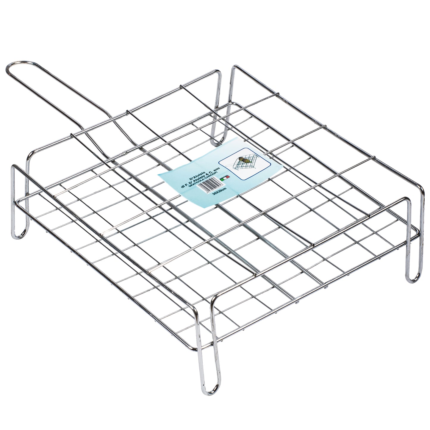 GRATICOLA CROMATA PER CARCIOFI CM. 30X30