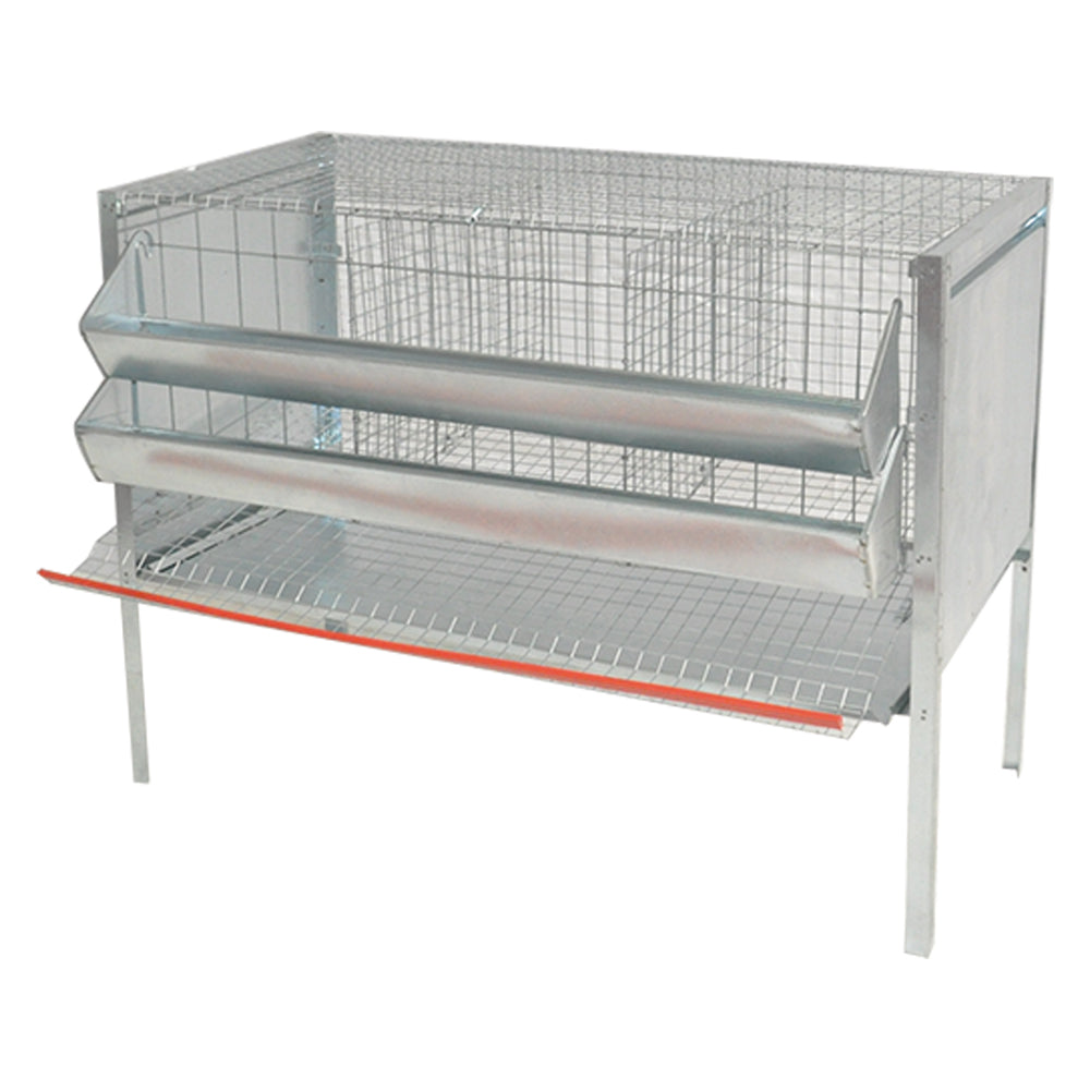 GABBIA GALLINE OVAIOLE TRE CELLE cm 107 x 50 x H 80