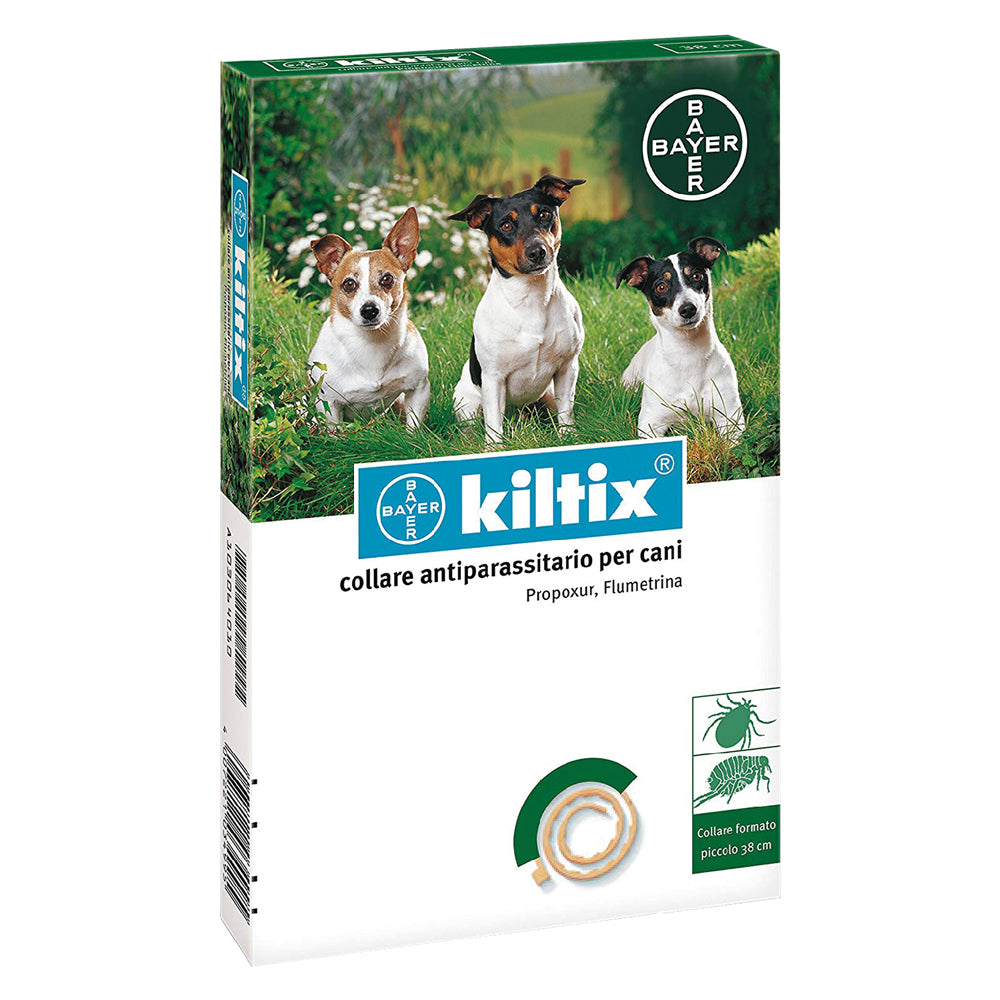 COLLARE ANTIPARASSITARIO PER CANI 'KILTIX' taglia grande - cm. 70