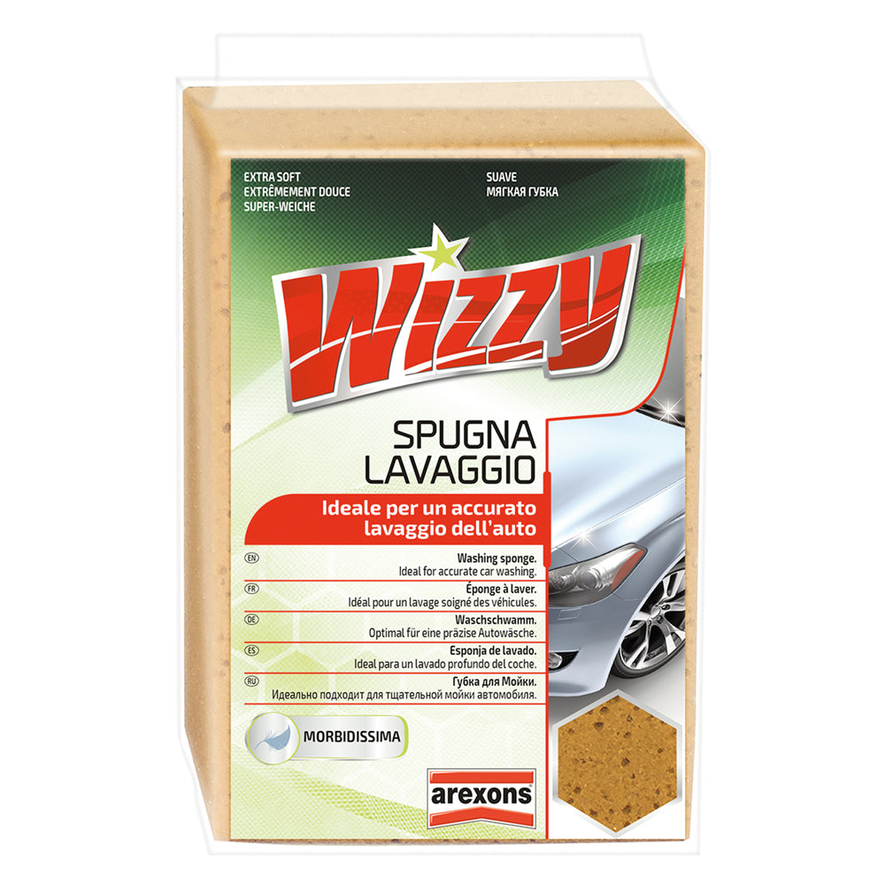 SPUGNA LAVAGGIO AUTO 'WIZZY' cm 17 x 11 x 7