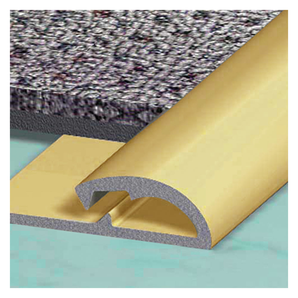 PROFILO TERMINALE FERMA MOQUETTE cm 270 - oro