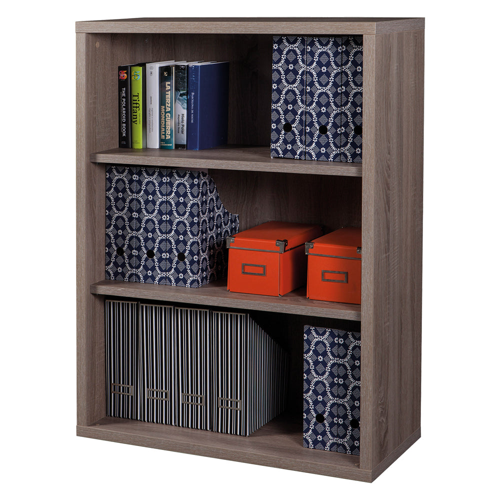 LIBRERIA LINEA 'EGALEO' 6 rip.-cm.35 x 81 x h.217,2 cemento