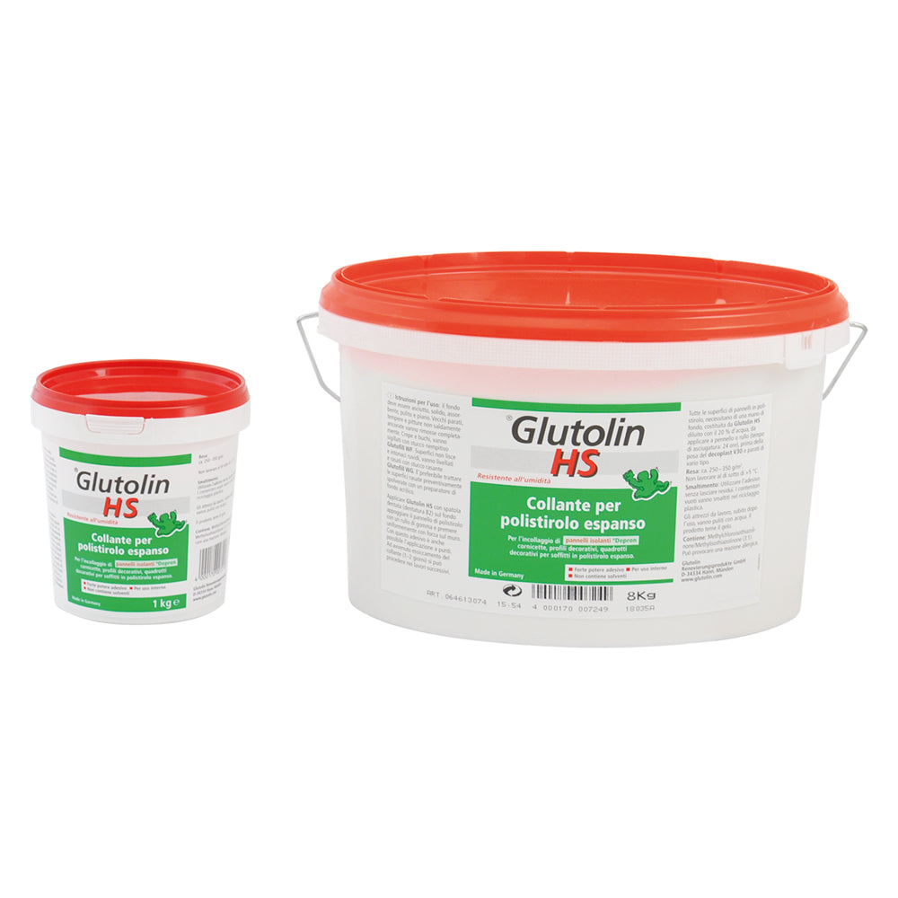 COLLANTE PER POLISTIROLO Glutolin HS - Kg. 8 secchio