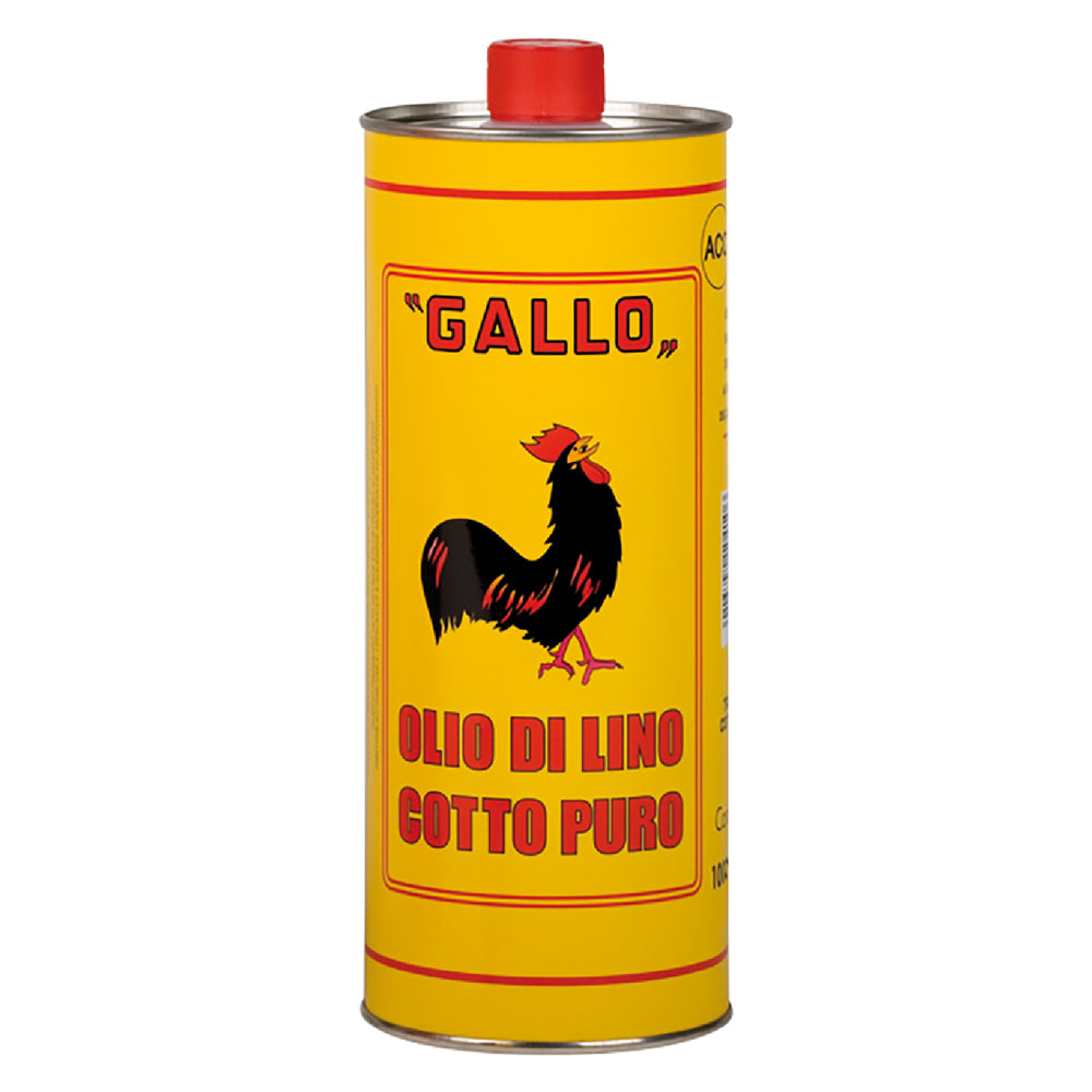 OLIO DI LINO COTTO PURO lt 1 gallo