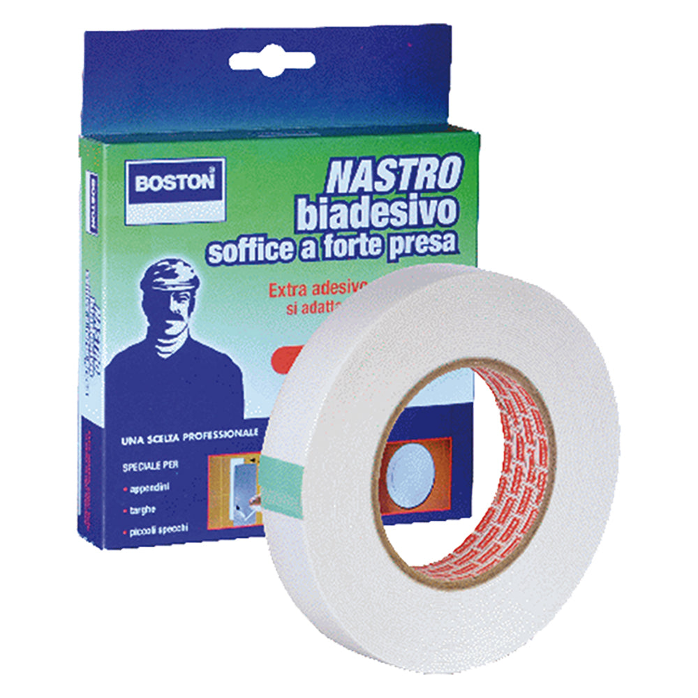 NASTRO BIADESIVO mm. 25 x 5  mt - Sp.0,9