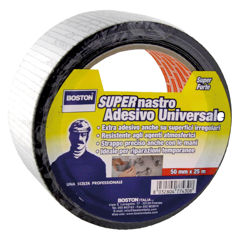 NASTRO TELATO UNIVERSALE mm. 48 x 25 mt - argento