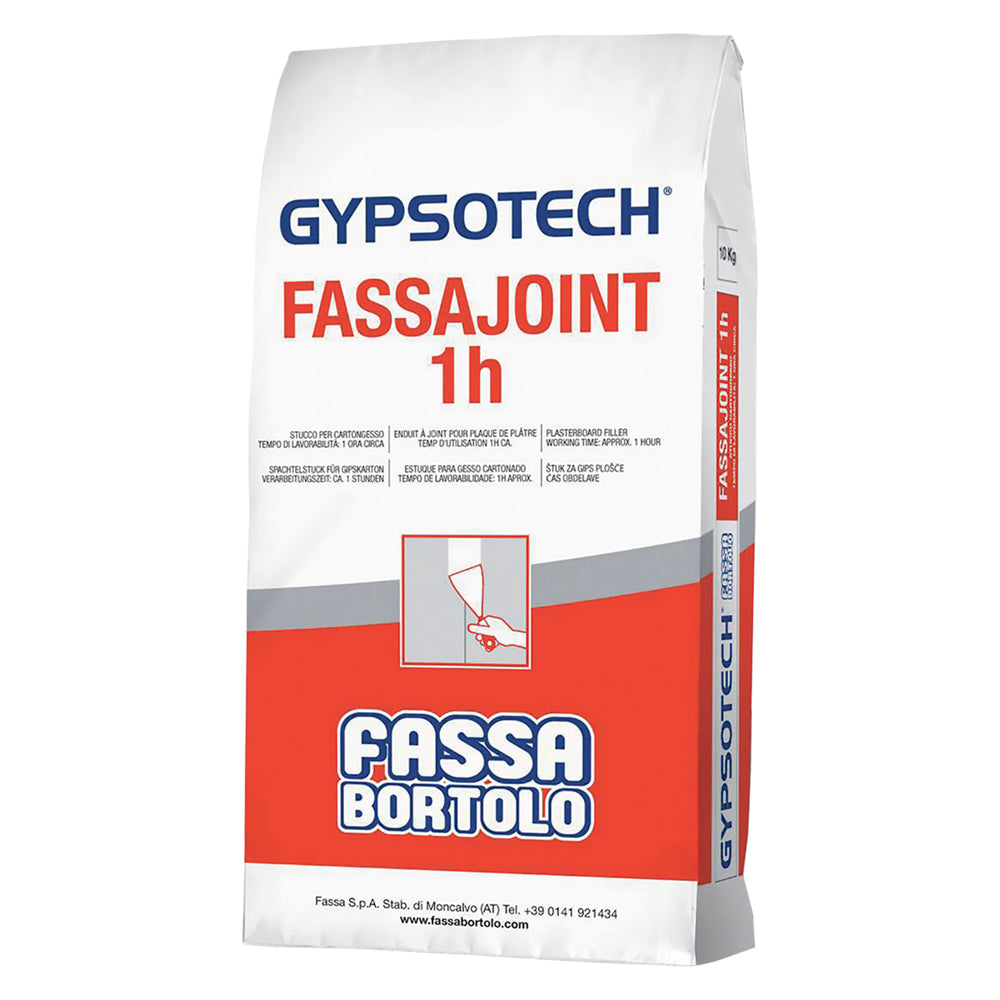 STUCCO IN POLVERE PER CARTONGESSO 'FASSAJOINT 1 H' Kg. 10