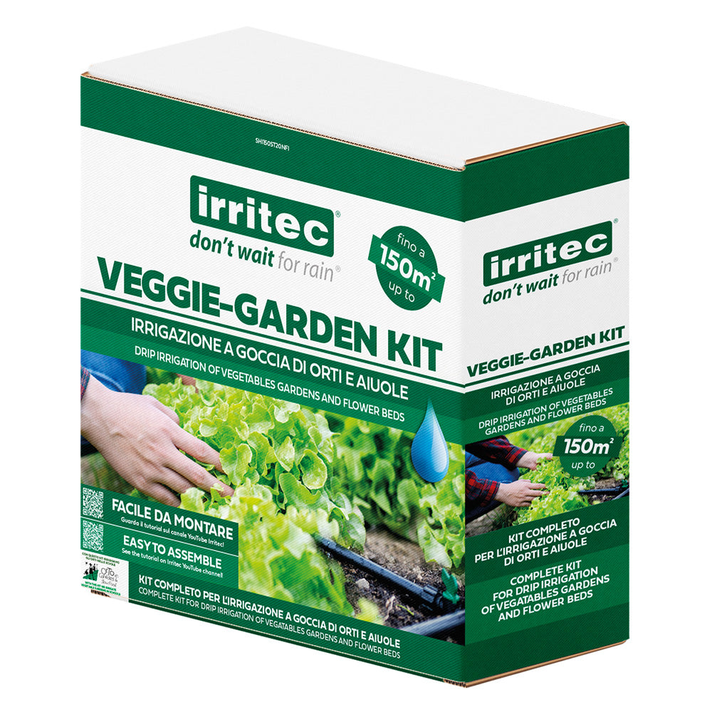 KIT IRRIGAZIONE PER ORTO 'VEGGIE-GARDEN' copertura fino a 150 m2