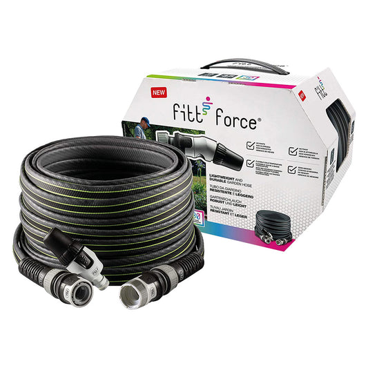 TUBO PER GIARDINO IN KIT 'FORCE' 35 mt. - grigio