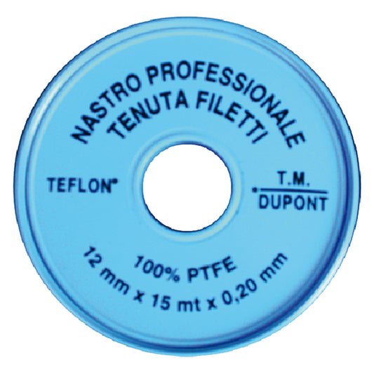 NASTRO TEFLON 'PROFESSIONALE' 3/4 x 15 mt. x 0,2 mm