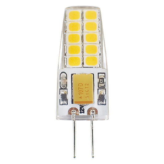 LAMPADA A LED IN SILICONE 'G4' L.FREDD.6500K 2,5 W 250 lumen (25W)