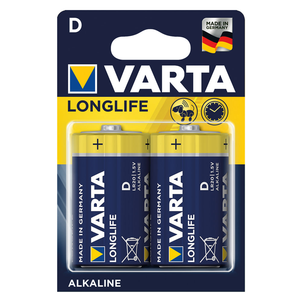 PILA TORCIA LONGLIFE 'LR20' Pz 2 - 1,5 V - D