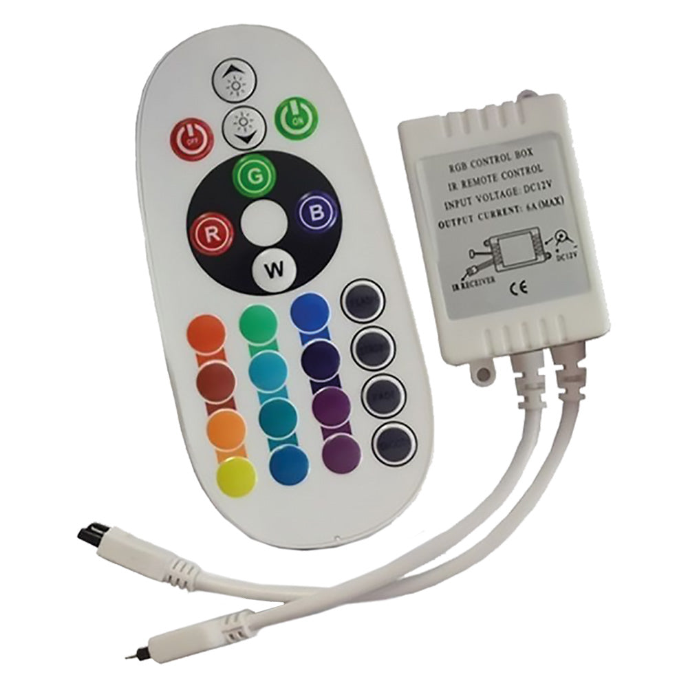 CONTROLLER DIMMERABILE PER STRIP LED RGB corrente max 72 W