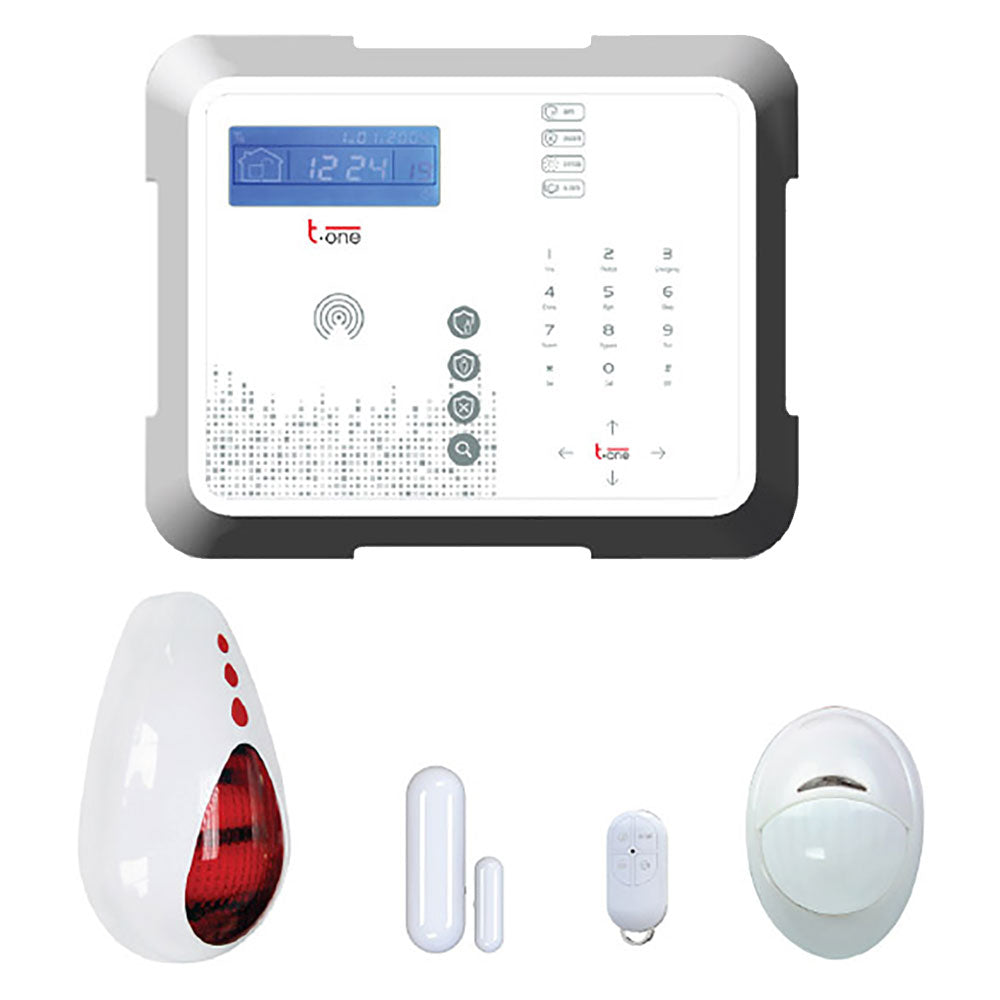 CENTRALINA ALLARME WIRELESS IN KIT set 4 pezzi