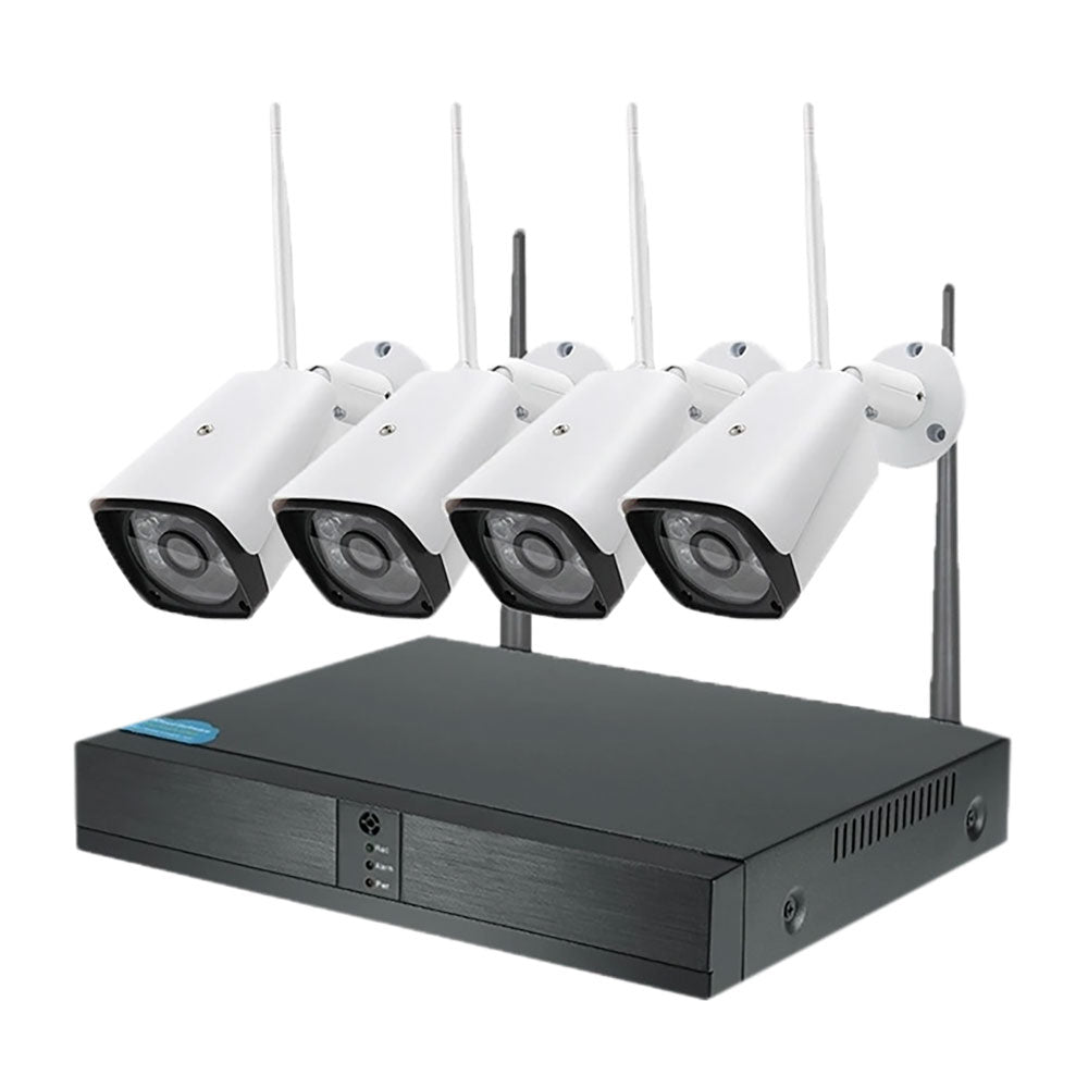 KIT VIDEOSORVEGLIANZA WIRELESS 1 NVR + 4 telecamere