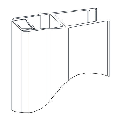 RICAMBIO CHIUSURA MAGNETICA PER NICCHIA 1 ANTA SCORREVOLE ESSENTIAL   