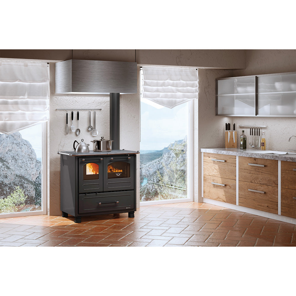 CUCINA A LEGNA 'FAMILY 4,5' Colore bianco