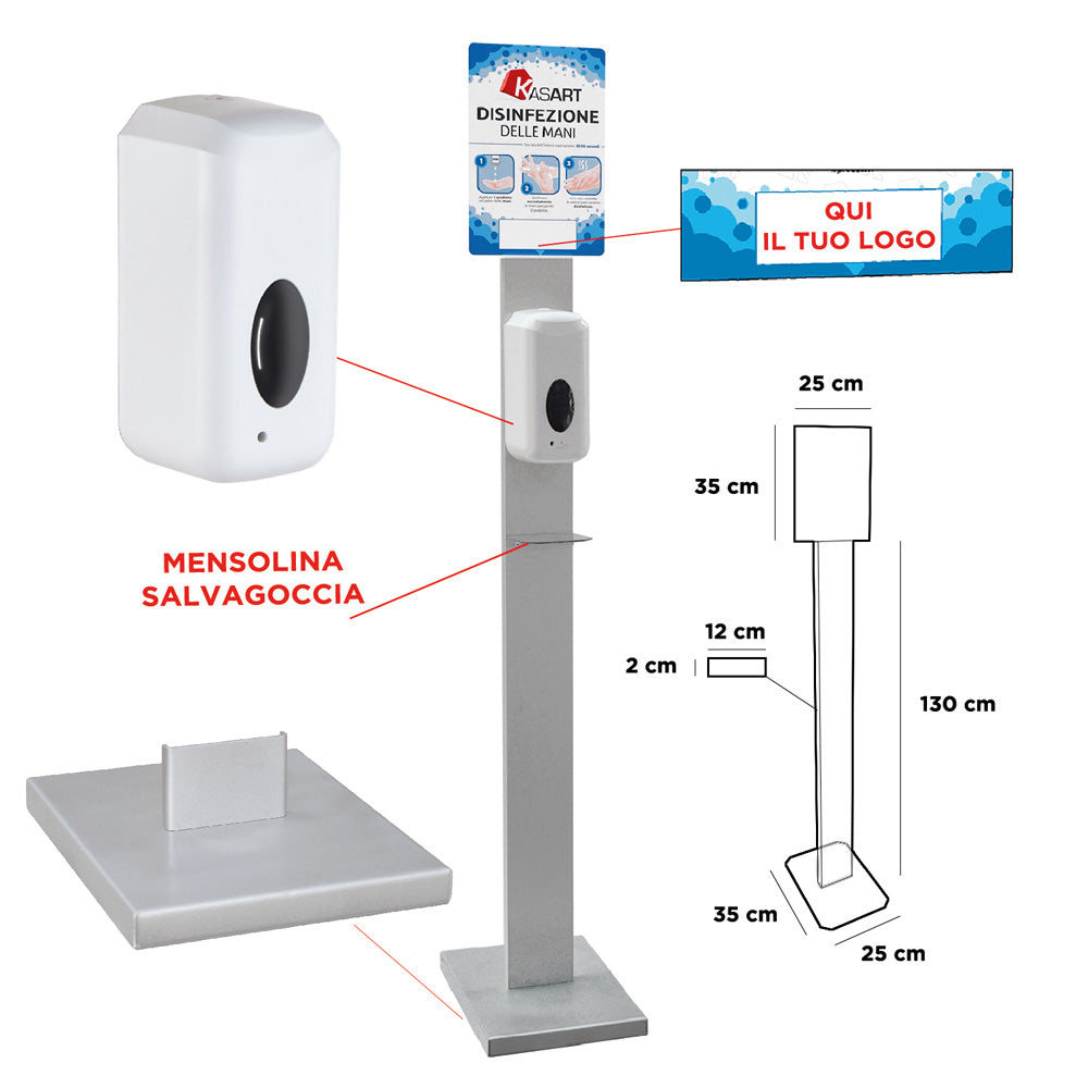 PIANTANA CON DISPENSER AUTOMATICO dispenser 1000 ml