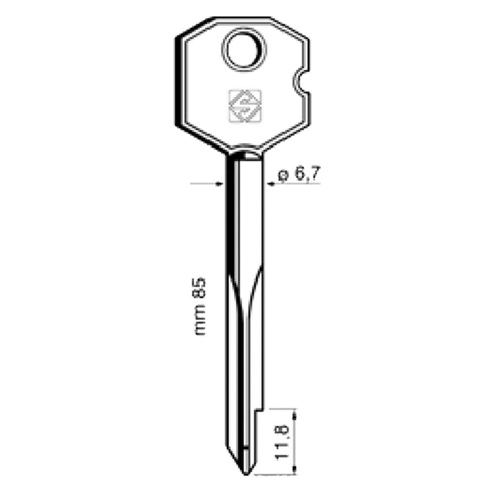 CHIAVI A CROCE XBW1P