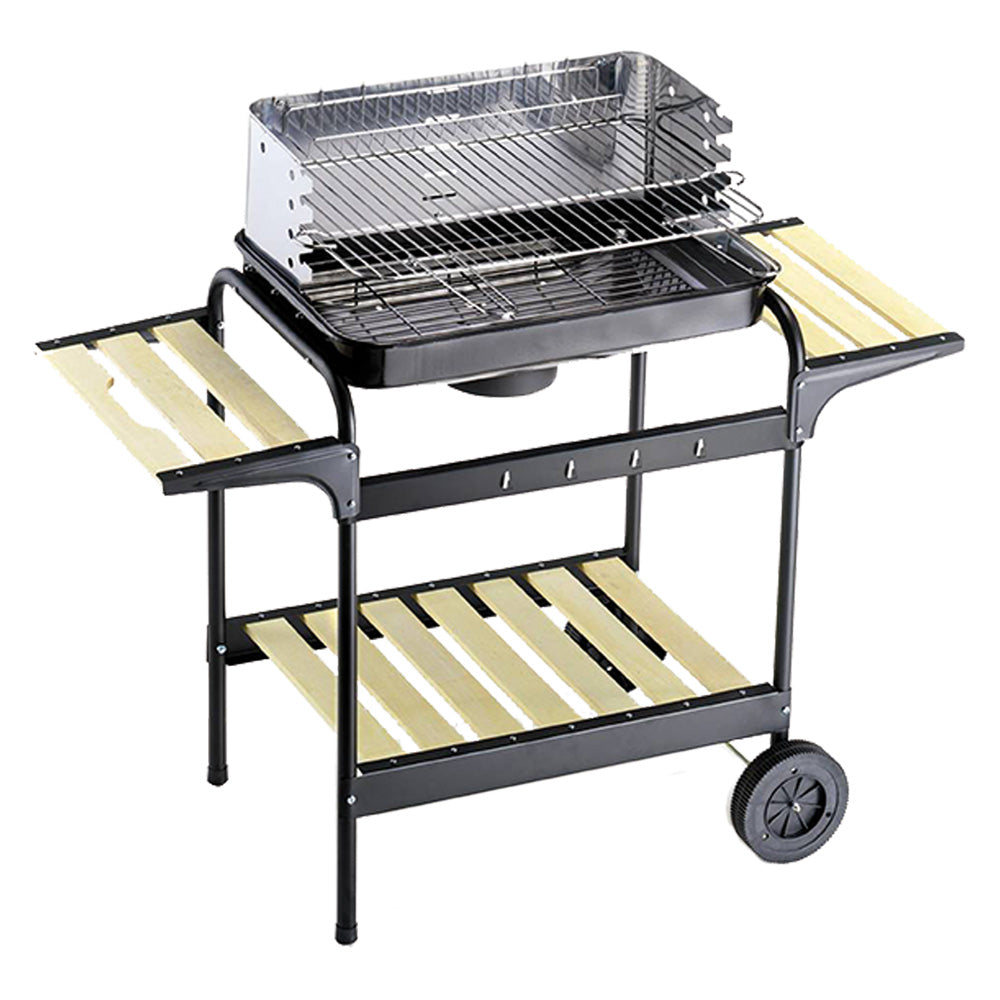 BARBECUE '60-40 GREEN/X' cm 58 x 38 - paravento inox