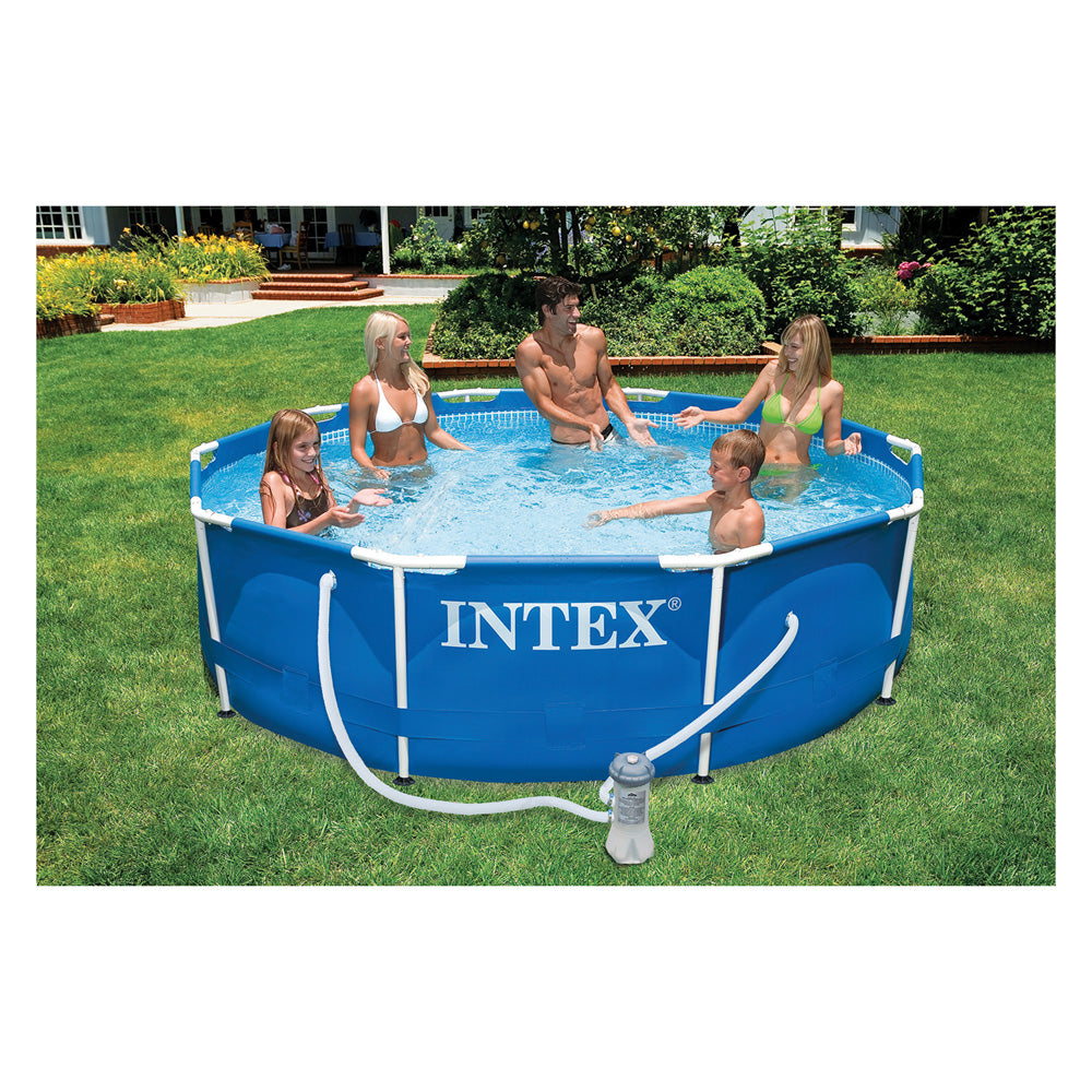 PISCINA CON TELAIO 'LINEA FRAME' cm 305 x 76 - 4485lt pompa 1250 l/h