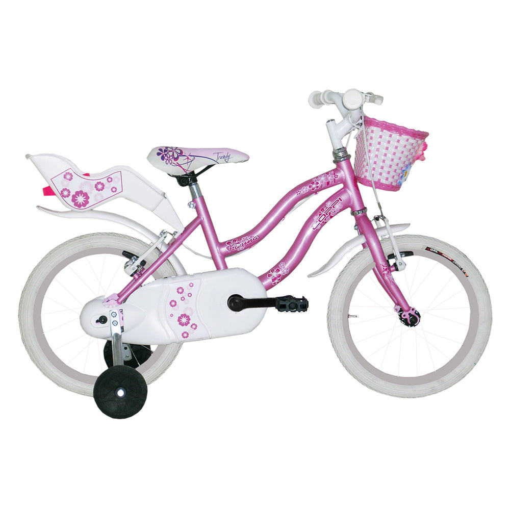 BICICLETTA BIMBA 'CTB' 16 - rosa/viola