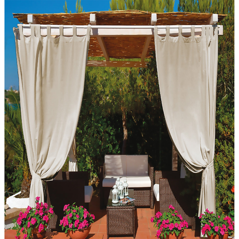 TENDA PER GAZEBO CON PASSANTI cm.150 x H.270 - beige