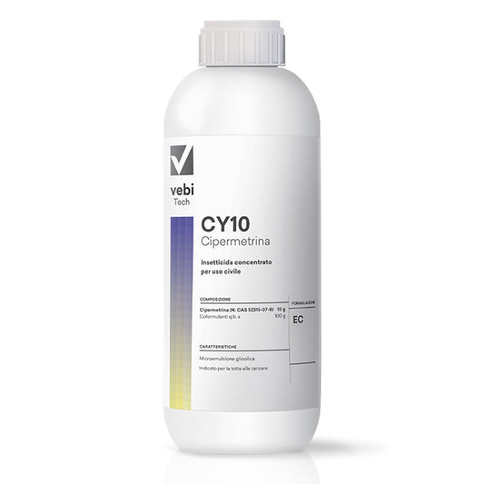 INSETTICIDA LIQUIDO CONCENTRATO 'CY 10' ml 250