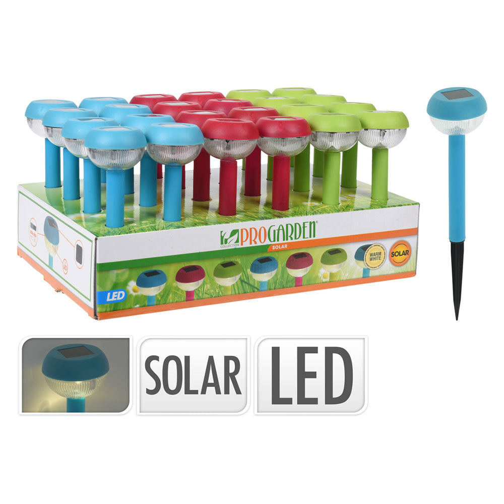 LAMPADA IN PLASTICA AD ENERGIA SOLARE 1 led