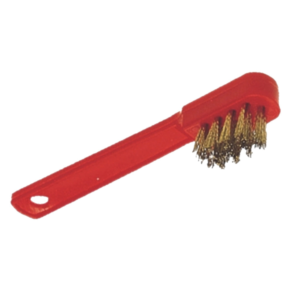 SPAZZOLA A MANO PER CANDELE mm 155x40 - fili ottone Ã˜ mm 0,22