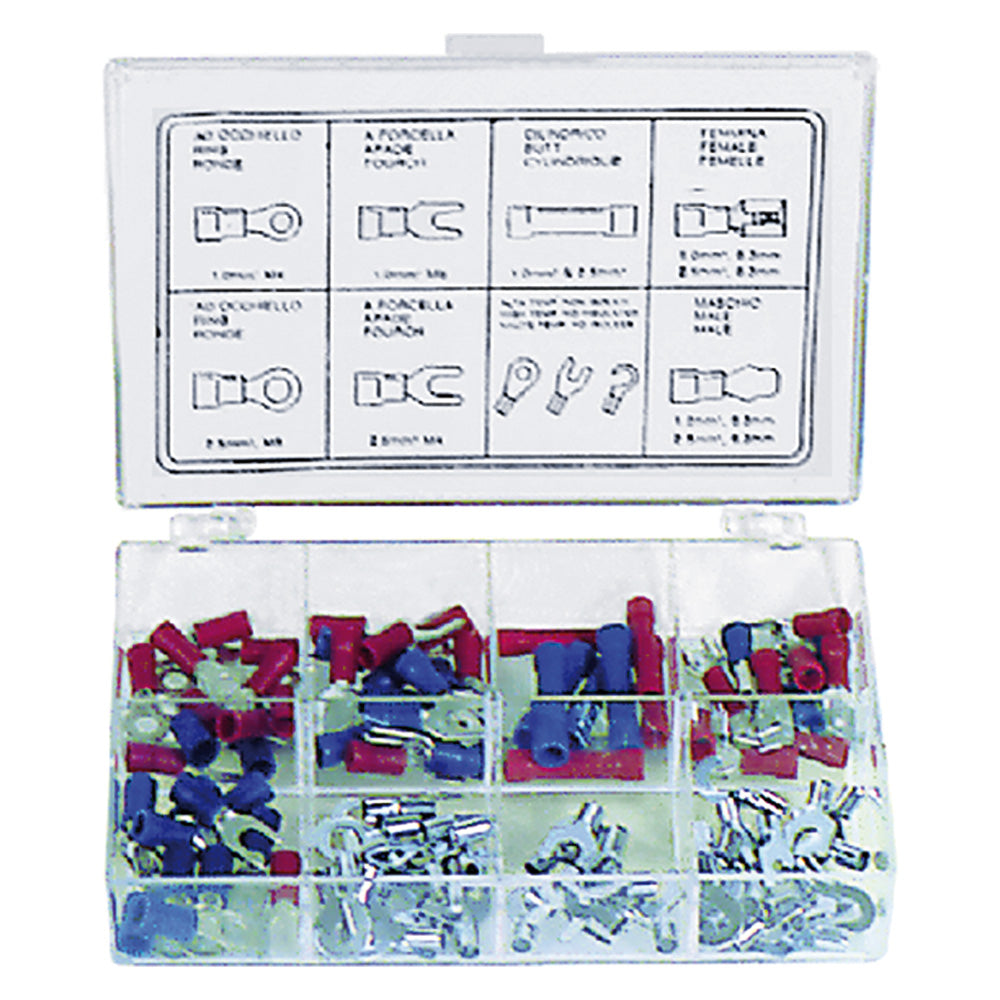 CAPICORDA E CONNETTORI PREISOLATI 200 pezzi assortiti